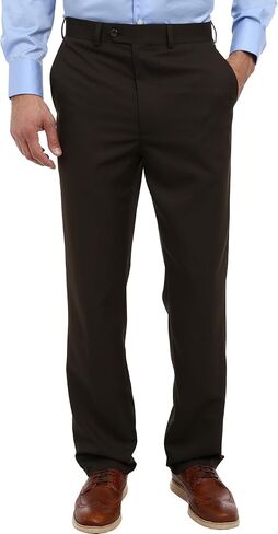 U.S. Polo Assn. Men's Solid Flat Front Pants in Saudi Arabia