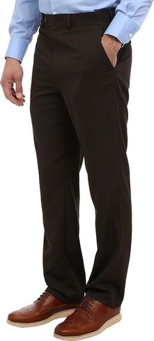 U.S. Polo Assn. Men's Solid Flat Front Pants in Saudi Arabia