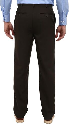 U.S. Polo Assn. Men's Solid Flat Front Pants in Saudi Arabia