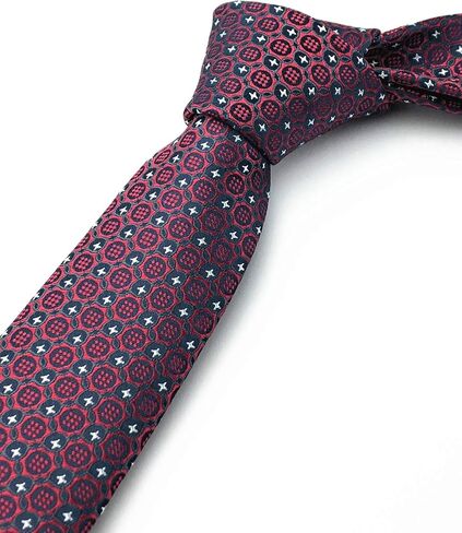 Ctskyte Slim Silk Necktie for Men Woven Jacquard Patterned Business Wedding Skinny Ties in Saudi Arabia