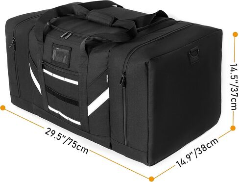 حقيبة دفل لرجال الإطفاء من OUUTMEE، حقيبة تخزين كبيرة مضادة للماء، حقيبة معدات رجال الإطفاء مع حزام كتف in Kuwait