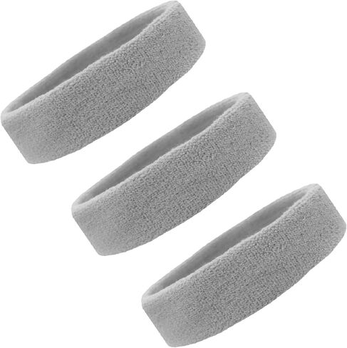 Sweat Bands/Headbands for Women Men Elastic Headband Sports Sweatbands Athletic Stretchy Head Band Workout Running Basketball Moisture Wicking Terry Cloth Set Sweat Hair in Saudi Arabia