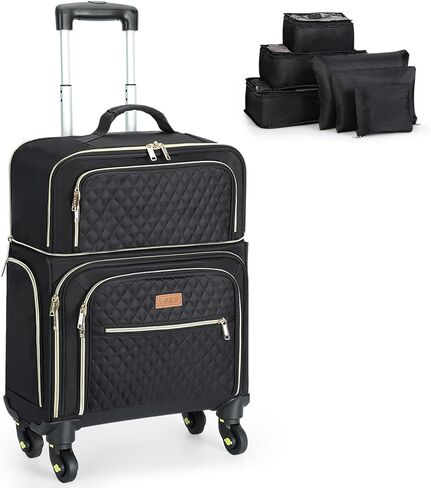 شنطة سفر سوفت سايد قابلة للتوسيع مع 4 عجلات دوارة خفيفة الوزن للرجال والنساء من ليكينشي in Kuwait