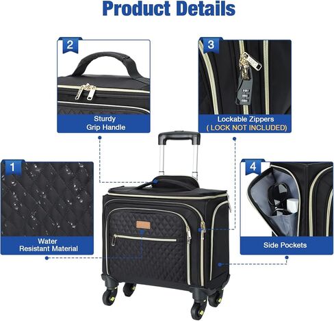 شنطة سفر سوفت سايد قابلة للتوسيع مع 4 عجلات دوارة خفيفة الوزن للرجال والنساء من ليكينشي in Kuwait