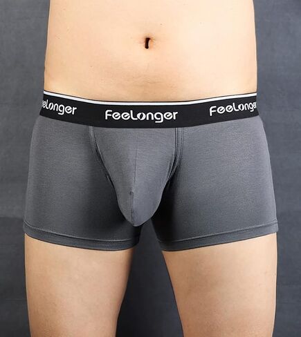 BMYALLEI Super big pouch Men's Underwear Comfortable Ultra Soft and Breathable Modal Trunks in Saudi Arabia