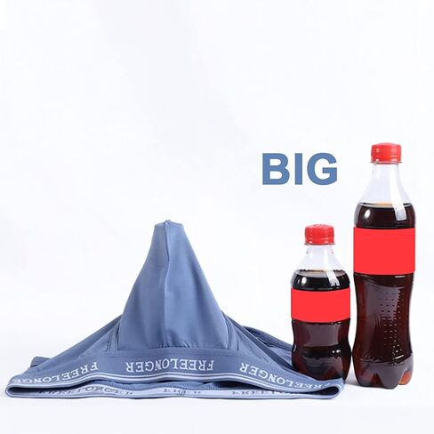 BMYALLEI Super big pouch Men's Underwear Comfortable Ultra Soft and Breathable Modal Trunks in Saudi Arabia