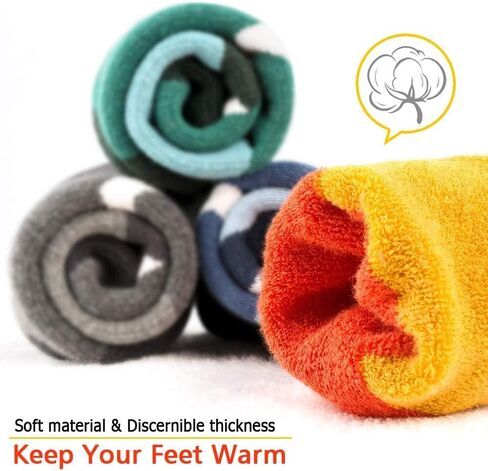 Kids Ski Socks 2 Pairs/3 Pairs Warm Snow Socks Non-Slip Cuff for Boys Girls Winter Skiing Snowboarding( in Kuwait