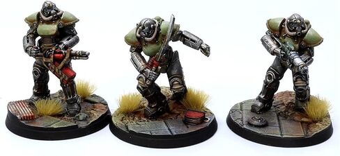 Modiphius Fallout - Wasteland Warfare - Unaligned T-51 Power Armour Brown in Saudi Arabia