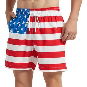 MADHERO Mens Swim Trunk Funny Pattern Bathing Suit with Mesh Lining Swimming Shorts in Saudi Arabia