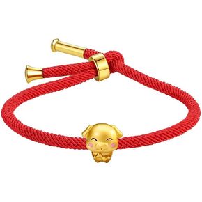 MONIYA Adjustable Red String Bracelet Chinese Zodiac Animal Sign 2024 New Year Lucky Dragon Bracelet for Women in Kuwait