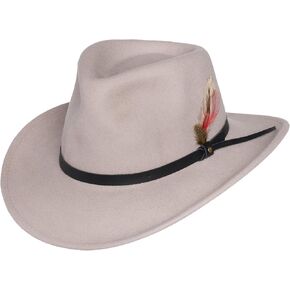 Montana Crushable Wool Felt Western Style Cowboy Hat by Silver Canyon