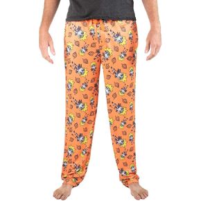 Bioworld NARUTO Anime Chibi Character AOP Orange Mens Sleep Pajama Pants in Saudi Arabia