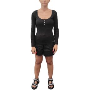GUESS Women's Essential Long Sleeve Karlee Jewel Button Henley in Saudi Arabia