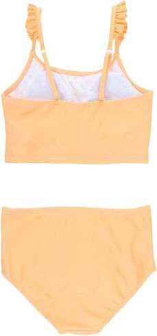 Birds of Paradise Cropped Long Sleeve Rash Guard Bikini 3pc Set in Saudi Arabia