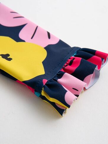 بدلة سباحة BIKINX للفتيات الصغيرات بسحاب قطعة واحدة للأطفال من Rash Guard ملابس سباحة لطيفة بأكمام طويلة in Kuwait