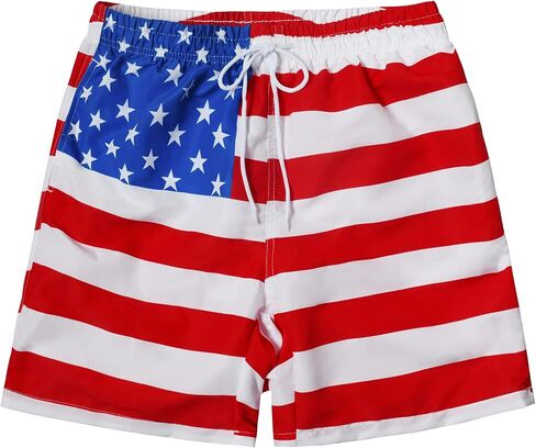 MADHERO Mens Swim Trunk Funny Pattern Bathing Suit with Mesh Lining Swimming Shorts in Saudi Arabia