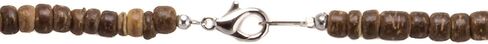 BlueRica Shark Tooth on Coconut Shell Beads Necklace (18" 3L) in Kuwait