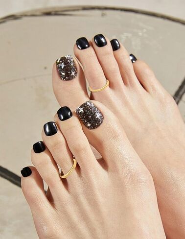 Tornito 12Pcs 18K Gold Filled Toe Rings Minimalist Thin Wire Cubic Zirconia Summer Beach Toe Rings Open Adjustable Foot Jewelry for Women Silver Gold Tone in Saudi Arabia