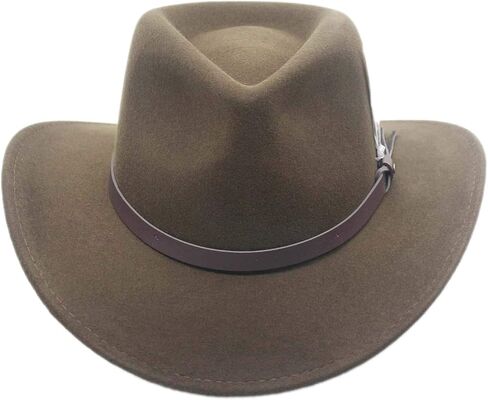 قبعة رعاة البقر من الصوف القابل للسحق على الطراز الغربي مونتانا من سيلفر كانيون in Kuwait