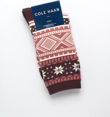 Cole Haan Women's Socks - Foldover Turn Cuff Cushion Crew Socks (1 Pair) in Saudi Arabia