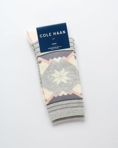 Cole Haan Women's Socks - Foldover Turn Cuff Cushion Crew Socks (1 Pair) in Saudi Arabia
