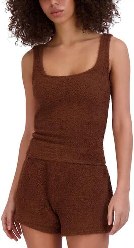 Steve Madden Women's Scoop-Neck Chenille Sleep Tank Top in Saudi Arabia