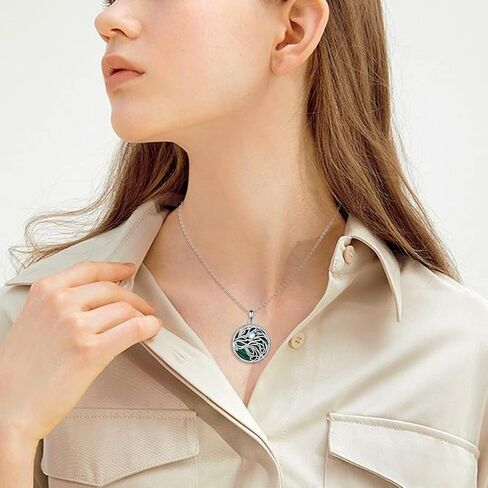 AXELUNA Moon Sun Star Necklace 925 Sterling Silver Abalone Shell Moon and Sun Pendant Necklace for Women Girls in Kuwait