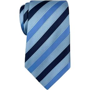 Retreez Three-Colour Stripe Woven Microfiber Men's Tie Necktie in Saudi Arabia