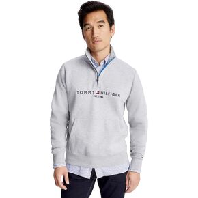 سويت شيرت Tommy Hilfiger للرجال بسحاب ربع متكيف مع سحاب سحب ممتد in Kuwait