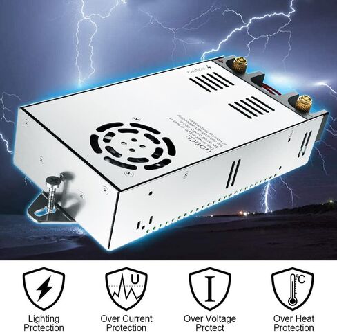 Anbull SMPS 110V AC to 12V DC Converter Power Supply Adapter Switch Transformer Max 50A 600W in Saudi Arabia