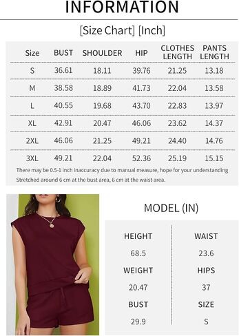CLOCOR ملابس نسائية مكونة من قطعتين بدلة رياضية بياقة دائرية بدون أكمام بدلة رياضية عالية الخصر برباط مجموعة تي شيرتات قصيرة للأطفال مع جيوب in Kuwait