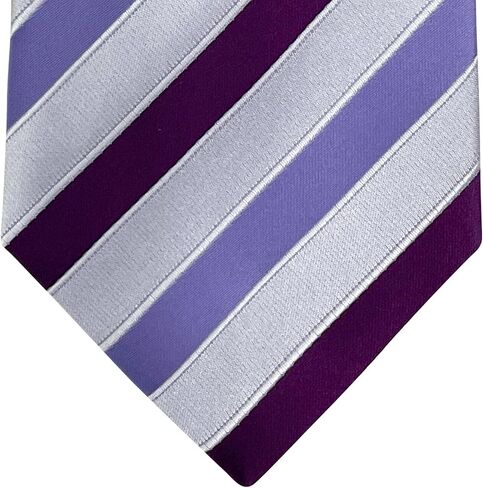 Retreez Three-Colour Stripe Woven Microfiber Men's Tie Necktie in Saudi Arabia