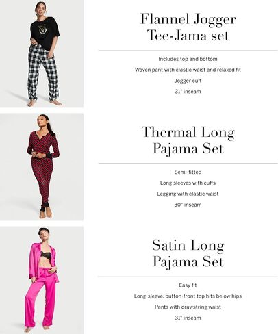 Victoria's Secret Satin Long Pajama Set, Silk Pajamas, PJ Set for Women, 2 Piece Lounge Set Silk PJs, Women's Sleepwear, Pink (L) in Saudi Arabia