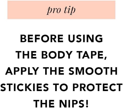 لايفلي ذا بودي تيب للنساء | غلاف لاصق داعم خفيف الوزن يرفع ويدعم عند استخدام حمالة الصدر | يشعر بالمرونة in Kuwait