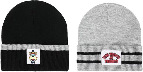 Five Nights at Freddy's Youth Cuffed Beanie (Pack of 2) Multicolored in Saudi Arabia