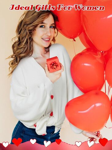 Twistover عيد الحب القلب سترة الترتر التطريز الحب القلب سترة سترة متماسكة خفيفة الوزن سترة صوفية in Kuwait