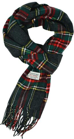 وشاح شتوي فاخر منقوش من Glory Max Scottish Stewart Tartan بملمس الكشمير الناعم مقاس 72 بوصة × 12 بوصة in Kuwait