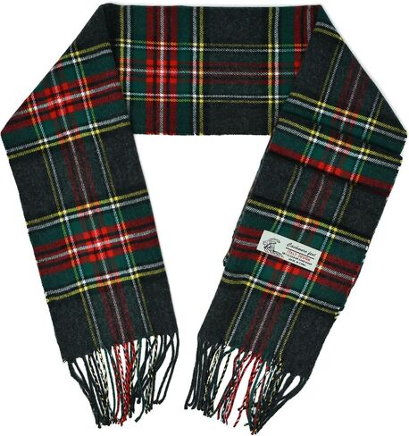 وشاح شتوي فاخر منقوش من Glory Max Scottish Stewart Tartan بملمس الكشمير الناعم مقاس 72 بوصة × 12 بوصة in Kuwait