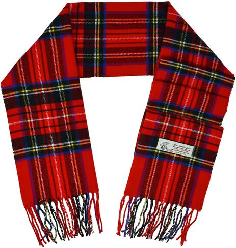 وشاح شتوي فاخر منقوش من Glory Max Scottish Stewart Tartan بملمس الكشمير الناعم مقاس 72 بوصة × 12 بوصة in Kuwait