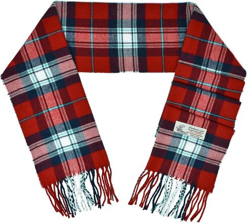 وشاح شتوي فاخر منقوش من Glory Max Scottish Stewart Tartan بملمس الكشمير الناعم مقاس 72 بوصة × 12 بوصة in Kuwait