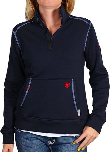 Ariat FR Polartec Fleece 1/4 Zip Top - Women’s Flexible Midlayer Work Sweater in Saudi Arabia