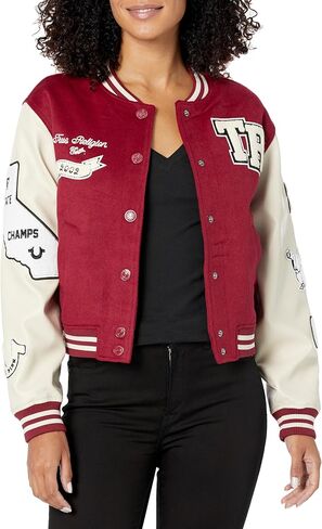 True Religion Women's True Varsity Jacket in Kuwait