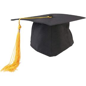 BinaryABC Unisex Adult Graduation Cap with Tassel Adjustable,Halloween Cosplay Costume Accessory