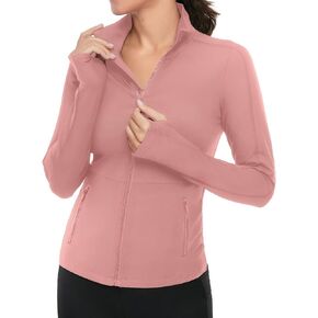 VUTRU Women's Workout Yoga Jacket Full Zip Running Track Jacket