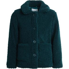 URBAN REPUBLIC Girls' Jacket - Faux Shearling Fur Plush Teddy Coat - Sherpa Fleece Overcoat (7-16)