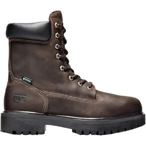 Timberland PRO Mens Direct Attach 8 Inch Waterproof Work Safety Shoes Casual - Brown - Size 8 D_M
