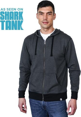 Quikflip 2-in-1 Reversible Backpack Hoodie (As Seen on SHARK TANK) Unisex Full-Zip Hero Hoodie in Saudi Arabia