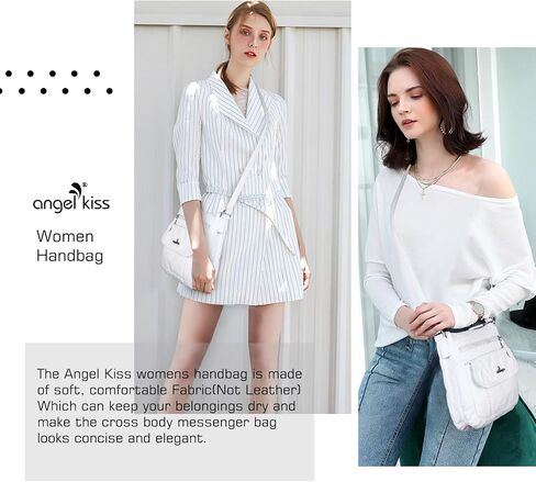 Angel Kiss Crossbody Bags for Women PU Leather Shoulder Handbag Ladies Purses and Handbag with adjustable Strap in Saudi Arabia