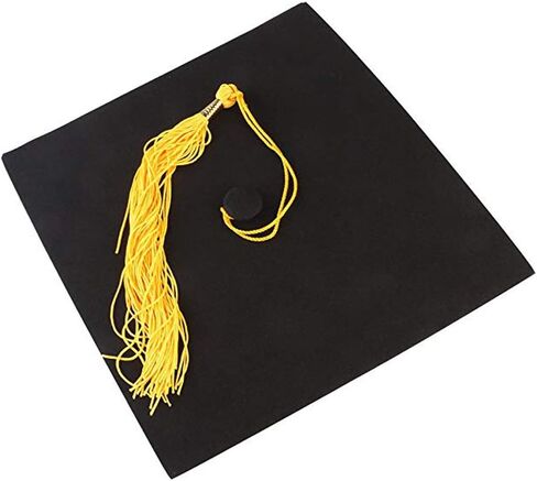 BinaryABC Unisex Adult Graduation Cap with Tassel Adjustable,Halloween Cosplay Costume Accessory in Kuwait