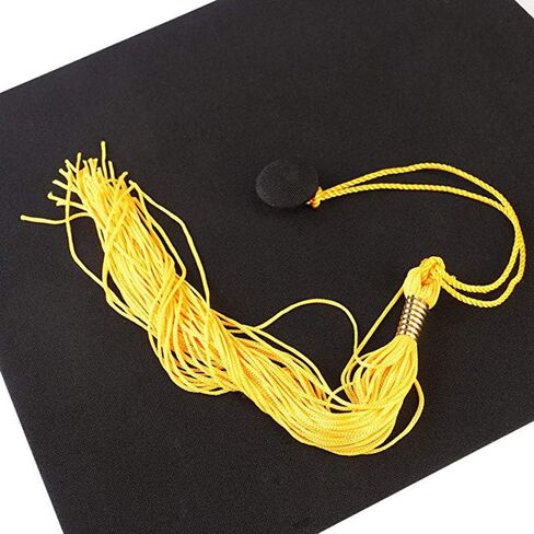 BinaryABC Unisex Adult Graduation Cap with Tassel Adjustable,Halloween Cosplay Costume Accessory in Kuwait